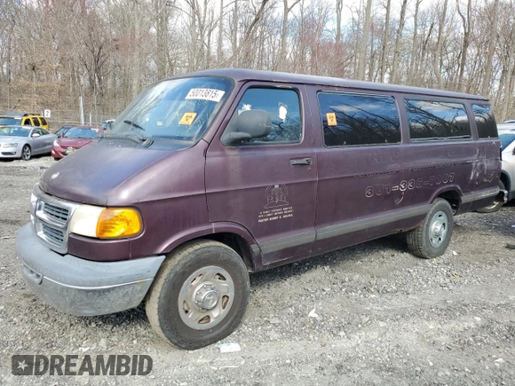 1999 Dodge Passenger z VIN 2B5WB35Z4XK558674, wystawiony jako Copart lot #50013815 z przebiegiem 140 979 mil mil oraz Szkoda całkowita • Salvage title. Historia ofert i sprzedaży dostępna na DreamBid. Obrazek 1.