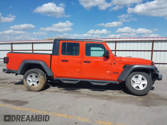 2020 Jeep Gladiator Sport S с VIN 1C6HJTAG1LL154854, выставлен на аукционе IAAI как лот 42272169 с пробегом 66 909 миль миль и . История ставок и продаж доступна на DreamBid. Изображение 13.