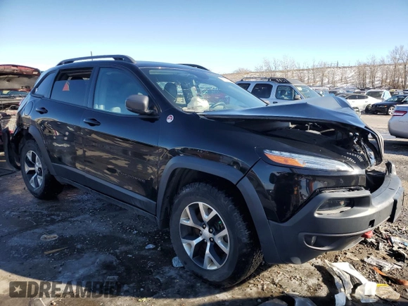 2018 Jeep Cherokee Trailhawk with VIN 1C4PJMBX2JD571903, listed as a Copart auction lot 88515745 with 79,598 mi miles and Salvage Title. Bid and sale history available at DreamBid. Image 4.