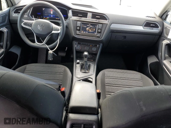 2023 Volkswagen Tiguan S with VIN 3VVRB7AX1PM054678, listed as a Copart auction lot 42378655 with 23,694 mi miles and Salvage title. Bid and sale history available at DreamBid. Image 8.