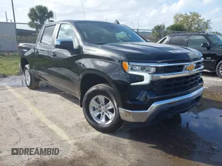 2025 Chevrolet Silverado 1500 LT with VIN 2GCUKDED4S1120163, listed as a IAAI auction lot 41729778 with 7,603 mi miles and . Bid and sale history available at DreamBid. Image 1.