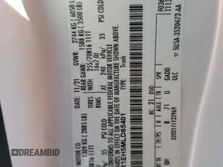 2021 Ford Ranger XL с VIN 1FTER1EH5MLD85401, выставлен на аукционе Copart как лот 50335895 с пробегом 84 250 миль миль и Чистый • Clean title. История ставок и продаж доступна на DreamBid. Изображение 12.