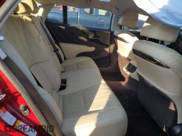 2018 Lexus LS 500 with VIN JTHB51FF5J5002860, listed as a Copart auction lot 42040125 with 29,902 mi miles and Salvage title. Bid and sale history available at DreamBid. Image 10.