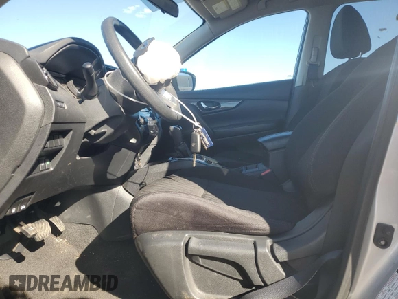 2017 Nissan Rogue S with VIN 5N1AT2MN2HC825475, listed as a Copart auction lot 50698375 with 92,083 mi miles and Salvage Title. Bid and sale history available at DreamBid. Image 7.