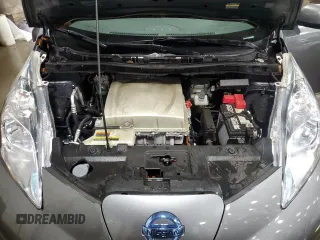 2017 Nissan LEAF S with VIN 1N4BZ0CP6HC308698, listed as a Copart auction lot 85581184 with 30,577 mi miles and Salvage Title. Bid and sale history available at carsss.com. Image 12.