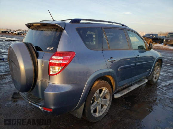 2009 Toyota RAV4 Sport with VIN JTMBF32V99D013496, listed as a Copart auction lot 38791693 with 145,592 mi miles and Salvage title. Bid and sale history available at DreamBid. Image 3.