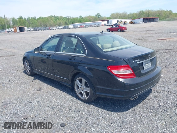 2010 Mercedes-Benz C-Class C 300 Sport with VIN WDDGF5EB5AR102658, listed as a IAAI auction lot 42107176 with 215,362 mi miles. Bid and sale history available at carsss.com. Image 3.