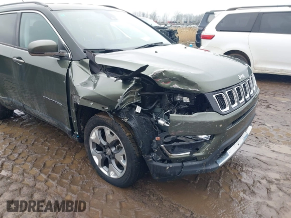 2021 Jeep Compass Limited with VIN 3C4NJDCBXMT533649, listed as a IAAI auction lot 41678358 with 42,346 mi miles and . Bid and sale history available at carsss.com. Image 6.