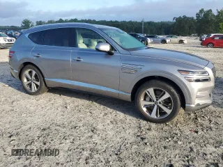 2022 Genesis GV80 Advanced Plus with VIN KMUHCESC3NU075805, listed as a Copart auction lot 64077985 with 29,544 mi miles and Salvage title. Bid and sale history available at DreamBid. Image 4.