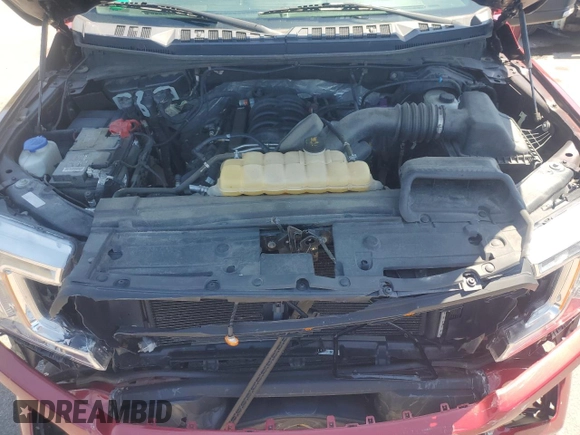 2018 Ford F-150 XL with VIN 1FTEW1E59JFE69696, listed as a Copart auction lot 55528584 with 77,186 mi miles and Salvage Title. Bid and sale history available at carsss.com. Image 11.