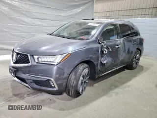 2020 Acura MDX Advance z VIN 5J8YD4H88LL033163, wystawiony jako Copart lot #58734525 z przebiegiem Nie podano mil oraz Szkoda całkowita • Salvage title. Historia ofert i sprzedaży dostępna na DreamBid. Obrazek 1.