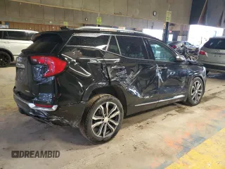 2019 GMC Terrain Denali with VIN 3GKALXEX0KL221747, listed as a Copart auction lot 47476825 with 0 mi miles and Salvage Title. Bid and sale history available at carsss.com. Image 3.