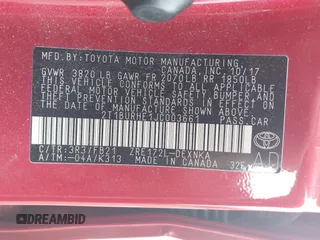 2018 Toyota Corolla L z VIN 2T1BURHE1JC003661, wystawiony jako IAAI lot #42109176 z przebiegiem 114 409 mil mil oraz . Historia ofert i sprzedaży dostępna na DreamBid. Obrazek 9.
