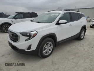 2018 GMC Terrain SLE Diesel with VIN 3GKALUEU7JL255204, listed as a Copart auction lot 84230084 with 112,248 mi miles and Salvage Title. Bid and sale history available at carsss.com. Image 1.
