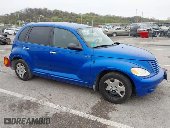 2005 Chrysler PT Cruiser Touring with VIN 3C4FY58B75T571596, listed as a IAAI auction lot 41943550 with 141,127 mi miles and . Bid and sale history available at DreamBid. Image 1.