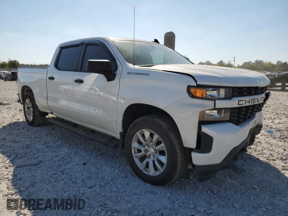 2020 Chevrolet Silverado 1500 Custom with VIN 1GCPWBEF6LZ103672, listed as a Copart auction lot 77603784 with 188,577 mi miles and Salvage Title. Bid and sale history available at carsss.com. Image 4.