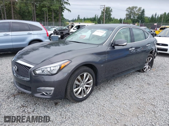 2015 Infiniti Q70 with VIN JN1BY1ARXFM562111, listed as a IAAI auction lot 42473521 with 123,212 mi miles and . Bid and sale history available at DreamBid. Image 17.