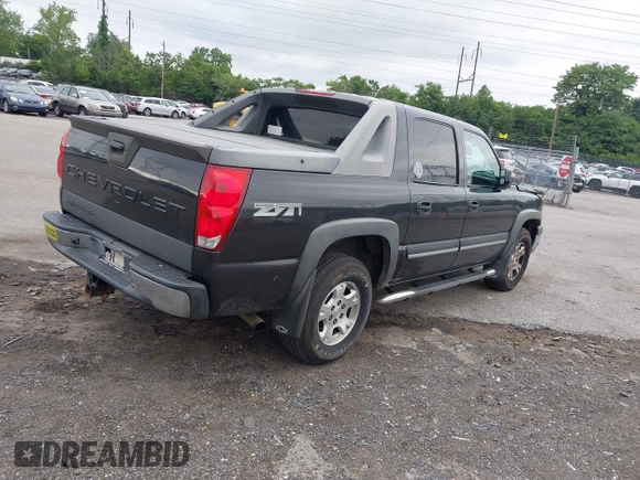 2004 Chevrolet Avalanche Z71 z VIN 3GNEK12T94G216824, wystawiony jako IAAI lot #42457339 z przebiegiem 150 650 mil mil oraz . Historia ofert i sprzedaży dostępna na DreamBid. Obrazek 4.