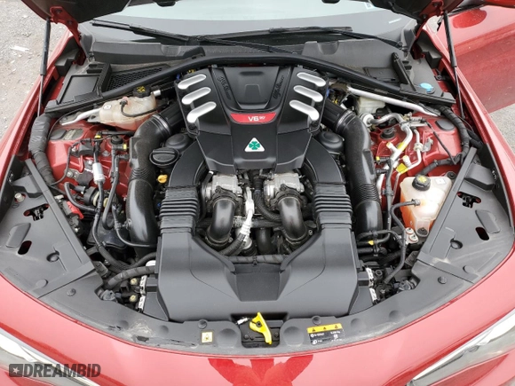 2017 Alfa Romeo Giulia Quadrifoglio with VIN ZARFAEAV5H7536319, listed as a Copart auction lot 45406155 with 23,274 mi miles and Salvage Title. Bid and sale history available at carsss.com. Image 11.
