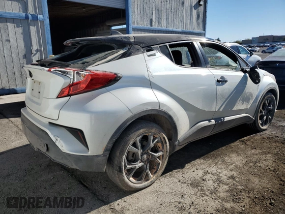 2021 Toyota C-HR LE with VIN JTNKHMBX3M1109664, listed as a Copart auction lot 87967165 with 84,688 mi miles and Salvage Title. Bid and sale history available at DreamBid. Image 3.