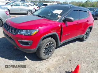 2019 Jeep Compass Trailhawk с VIN 3C4NJDDB7KT681947, выставлен на аукционе IAAI как лот 42031488 с пробегом 91 382 миль миль и . История ставок и продаж доступна на DreamBid. Изображение 2.