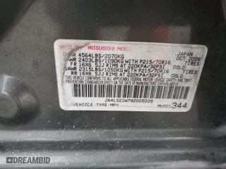 2009 Mitsubishi Outlander ES with VIN JA4LS21W79Z005009, listed as a Copart auction lot 84330364 with 179,971 mi miles and Clean Title. Bid and sale history available at carsss.com. Image 13.