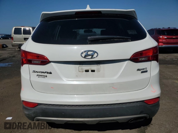 2014 Hyundai Santa Fe z VIN 5XYZTDLB9EG195651, wystawiony jako Copart lot #61422625 z przebiegiem 61 128 mil mil oraz Szkoda całkowita • Salvage title. Historia ofert i sprzedaży dostępna na DreamBid. Obrazek 6.