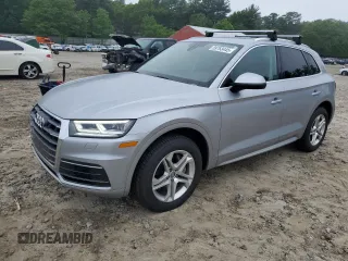 2018 Audi Q5 Premium Plus with VIN WA1BNAFYXJ2150534, listed as a Copart auction lot 59763445 with 47,983 mi miles and Salvage title. Bid and sale history available at DreamBid. Image 1.