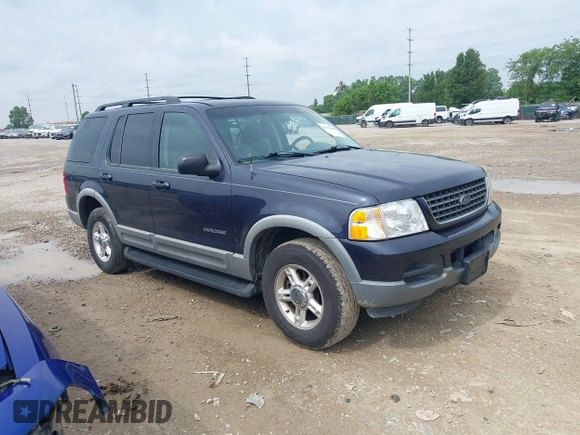 2002 Ford Explorer XLT с VIN 1FMDU73E32ZA80118, выставлен на аукционе IAAI как лот 42506406 с пробегом 124 011 миль миль и . История ставок и продаж доступна на DreamBid. Изображение 1.