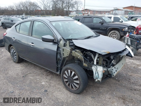 2016 Nissan Versa S Plus with VIN 3N1CN7AP3GL894725, listed as a IAAI auction lot 41580254 with 115,974 mi miles. Bid and sale history available at carsss.com. Image 1.