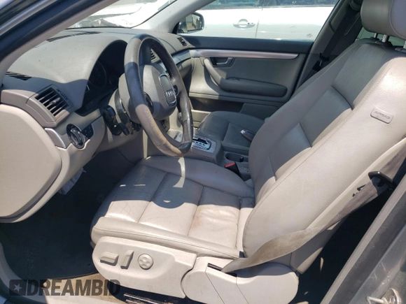 2005 Audi A4 3.2L with VIN WAUDG68E65A508231, listed as a Copart auction lot 63878994 with 0 mi miles and Clean Title. Bid and sale history available at carsss.com. Image 7.