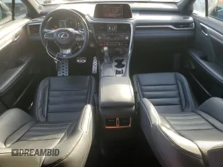 2022 Lexus RX 350 F Sport with VIN 2T2SZMDA3NC318017, listed as a Copart auction lot 86857654 with 54,131 mi miles and Salvage title. Bid and sale history available at DreamBid. Image 8.