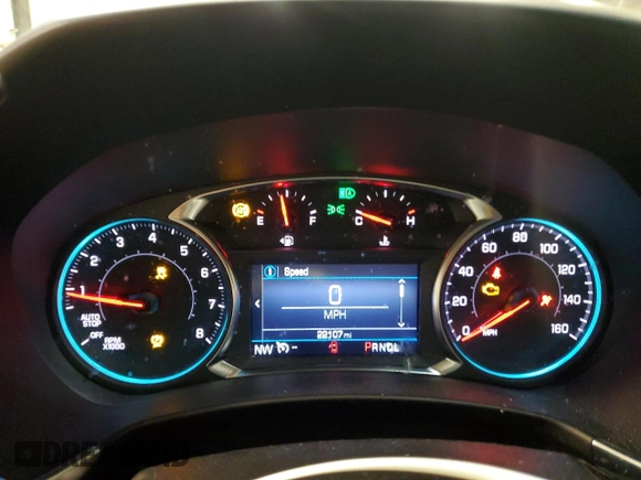 2024 Chevrolet Equinox LT with VIN 3GNAXUEG1RL177483, listed as a Copart auction lot 47187225 with 22,107 mi miles and Salvage Title. Bid and sale history available at DreamBid. Image 9.