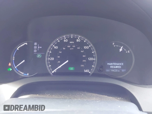 2014 Lexus CT 200h with VIN JTHKD5BH7E2177622, listed as a IAAI auction lot 42763328 with 194,220 mi miles and . Bid and sale history available at DreamBid. Image 7.
