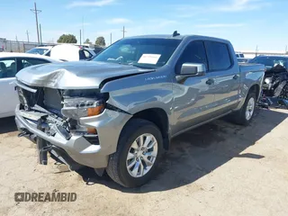2024 Chevrolet Silverado 1500 Custom with VIN 1GCPABEK0RZ142259, listed as a IAAI auction lot 41725468 with 47,292 mi miles and . Bid and sale history available at DreamBid. Image 17.