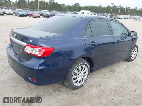 2012 Toyota Corolla L with VIN 5YFBU4EE6CP030641, listed as a IAAI auction lot 41864311 with 102,000 mi miles. Bid and sale history available at carsss.com. Image 4.
