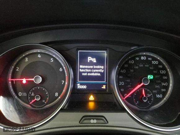 2021 Volkswagen Atlas Cross Sport 3.6L V6 SE w/Technology R-Line with VIN 1V2RE2CA4MC203758, listed as a Copart auction lot 75202544 with 35,000 mi miles and Salvage Title. Bid and sale history available at carsss.com. Image 9.