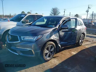 2019 Acura MDX with VIN 5J8YD4H3XKL034284, listed as a IAAI auction lot 39528719 with 35,478 mi miles. Bid and sale history available at carsss.com. Image 2.
