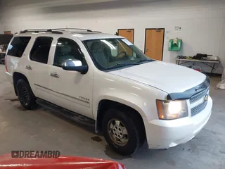 2010 Chevrolet Tahoe LTZ with VIN 1GNUKCE0XAR181666, listed as a IAAI auction lot 41324234 with 125,383 mi miles and . Bid and sale history available at DreamBid. Image 1.