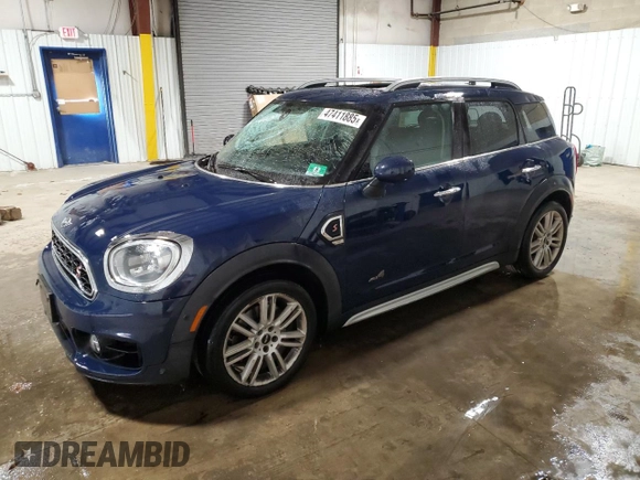 2018 MINI Countryman Cooper S z VIN WMZYT5C38J3E60877, wystawiony jako Copart lot #47411885 z przebiegiem 80 979 mil mil oraz Szkoda całkowita • Salvage title. Historia ofert i sprzedaży dostępna na DreamBid. Obrazek 1.