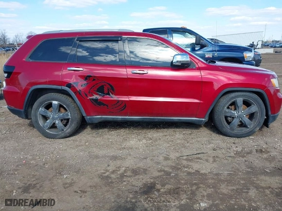 2011 Jeep Grand Cherokee Overland with VIN 1J4RR6GT9BC652336, listed as a IAAI auction lot 42028574 with 223,253 mi miles. Bid and sale history available at carsss.com. Image 14.