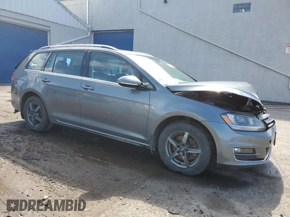 2015 Volkswagen Golf SportWagen TDI SE with VIN 3VWCA7AU4FM503473, listed as a Copart auction lot 51447715 with 161,636 mi miles and Salvage Title. Bid and sale history available at carsss.com. Image 4.