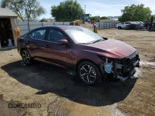2024 Nissan Sentra SV with VIN 3N1AB8CV1RY337612, listed as a Copart auction lot 54198455 with 21,141 mi miles and Clean Title. Bid and sale history available at DreamBid. Image 4.