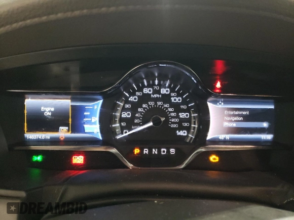 2015 Lincoln MKS with VIN 1LNHL9DK1FG600600, listed as a Copart auction lot 85539154 with 146,374 mi miles and Salvage Title. Bid and sale history available at carsss.com. Image 9.