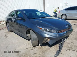 2023 Kia Forte GT-Line with VIN 3KPF54AD5PE573739, listed as a IAAI auction lot 41745921 with 41,714 mi miles. Bid and sale history available at carsss.com. Image 1.