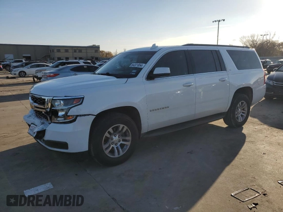 2016 Chevrolet Suburban LS with VIN 1GNSKGKC4GR100618, listed as a Copart auction lot 84321854 with 161,551 mi miles and Salvage Title. Bid and sale history available at carsss.com. Image 1.