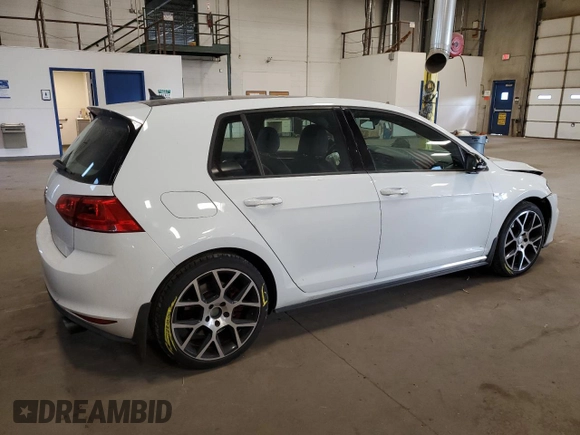 2017 Volkswagen Golf GTI Autobahn with VIN 3VW547AUXHM076691, listed as a Copart auction lot 68203703 with 45,195 mi miles. Bid and sale history available at carsss.com. Image 3.