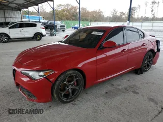 2019 Alfa Romeo Giulia Ti z VIN ZARFANBN0K7622322, wystawiony jako Copart lot #85120844 z przebiegiem 56 234 mil mil oraz Szkoda całkowita • Salvage title. Historia ofert i sprzedaży dostępna na DreamBid. Obrazek 1.