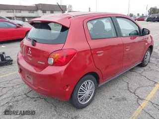 2015 Mitsubishi Mirage DE with VIN ML32A3HJ0FH045392, listed as a IAAI auction lot 41765934 with 61,847 mi miles. Bid and sale history available at carsss.com. Image 4.