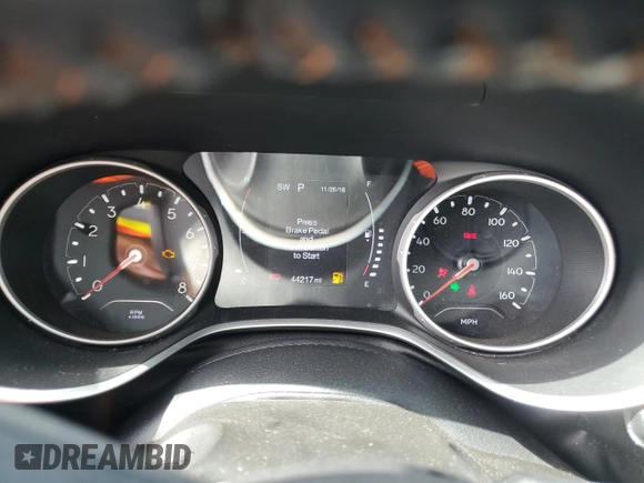 2021 Jeep Compass Latitude with VIN 3C4NJCBB1MT505377, listed as a Copart auction lot 59746895 with 44,217 mi miles and Non repairable. Bid and sale history available at DreamBid. Image 9.
